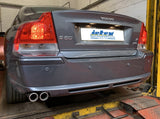 Jetex Performance Exhaust System Volvo S60 R Turbo (03-07) 2.5T 300bhp 2003-07 2.50"/63.50mm - 2.00"/50.80mm Half System Stainless Steel (T300 series) Non-Resonated Twin Round 70mm