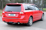 Jetex Performance Exhaust System Volvo XC70 AWD T6 07+ 2.50"/63.50mm - 2.25"/57.00mm Half System Stainless Steel (T300 series) Round 100mm L+R