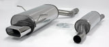 Jetex Performance Exhaust System BMW 316i E46 Saloon/Touring/Coupe 98-05 2.50"/63.50mm Half System Stainless Steel (T300 series) Oval 85/150mm