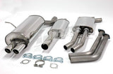 Jetex Performance Exhaust System BMW 328i E46 M52 2.8 Saloon/Touring/Coupe 97-00 2.50"/63.50mm Half System Stainless Steel (T300 series) Twin Round 70mm
