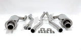 Jetex Performance Exhaust System Audi A6 (C5) Quattro (02+) 1.8T 02+ 2.50"/63.50mm - 2.13"/54.00mm Half System Stainless Steel (T300 series) Round 100mm L+R