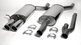 Jetex Performance Exhaust System Audi A4 (B5) Quattro 2.4/2.6/2.8/2.5 (94-00) 2.4/2.6/2.8/2.5TDI 94-00 2.50"/63.50mm Half System Stainless Steel (T300 series) Resonated Twin Round 80mm