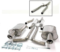 Jetex Performance Exhaust System Audi A4 (B7) Quattro Petrol Turbo (05+) 1.8T/2.0TFSi Saloon/Estate (not cabriolet) 05+ 2.50