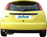 Jetex Performance Exhaust System Ford Focus I (98-04) 1.4/1.6 Hatch 98-04 2.50"/63.50mm Half System Stainless Steel (T300 series) Round 100mm