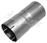 Jetex Custom Double End Exhaust Sleeve 4.00"/101.60mm L=220.00mm Stainless Steel