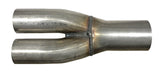 Jetex Custom Exhaust Y-Pipe 3.00"/76.02mm 2.50"/63.50mm (x2) Stainless Steel