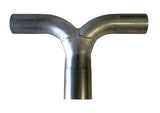 Jetex Custom Exhaust T-Pipe 2.50"/63.50mm 2.00"/50.80mm (x2) Mild Steel